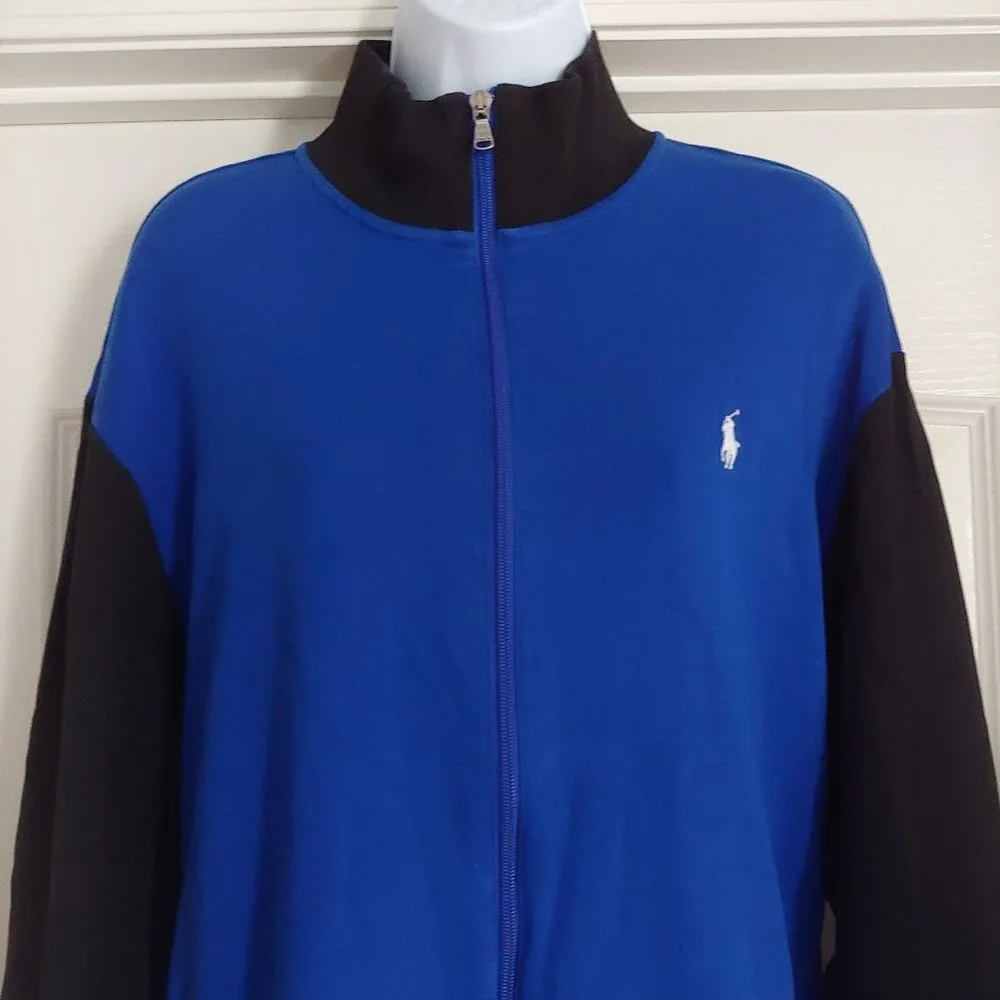 Ralph Lauren Polo Mens Zip Sweat XXL Jacket Logo Zip Pockets - Picture 3 of 10